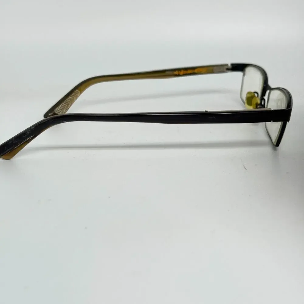 NIKE 8000 / 403 Brown Rectangular‎ Eyeglasses Frames 52-17 140 H17955